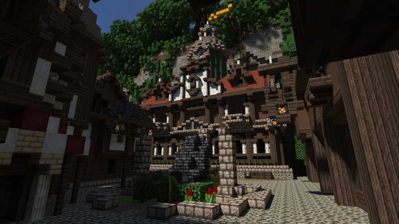 Illustration for article titled Minecraft Village Would Make a Nice Vacation Spot